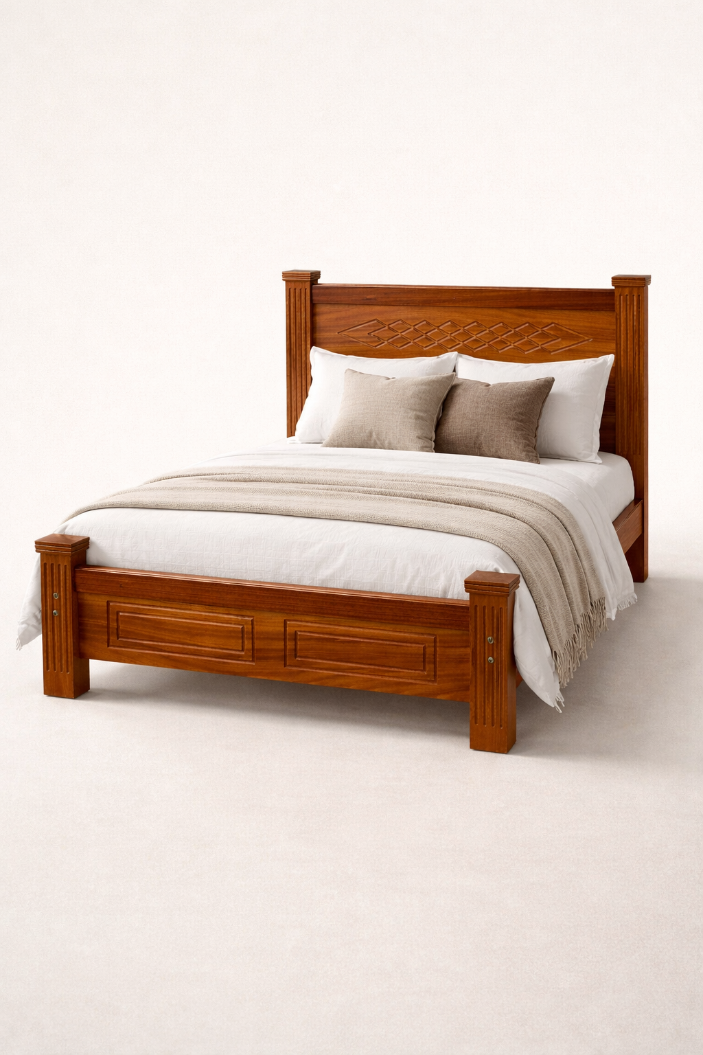 5by6 Bed — handcrafted African furniture by Humble furniture  in Kenya