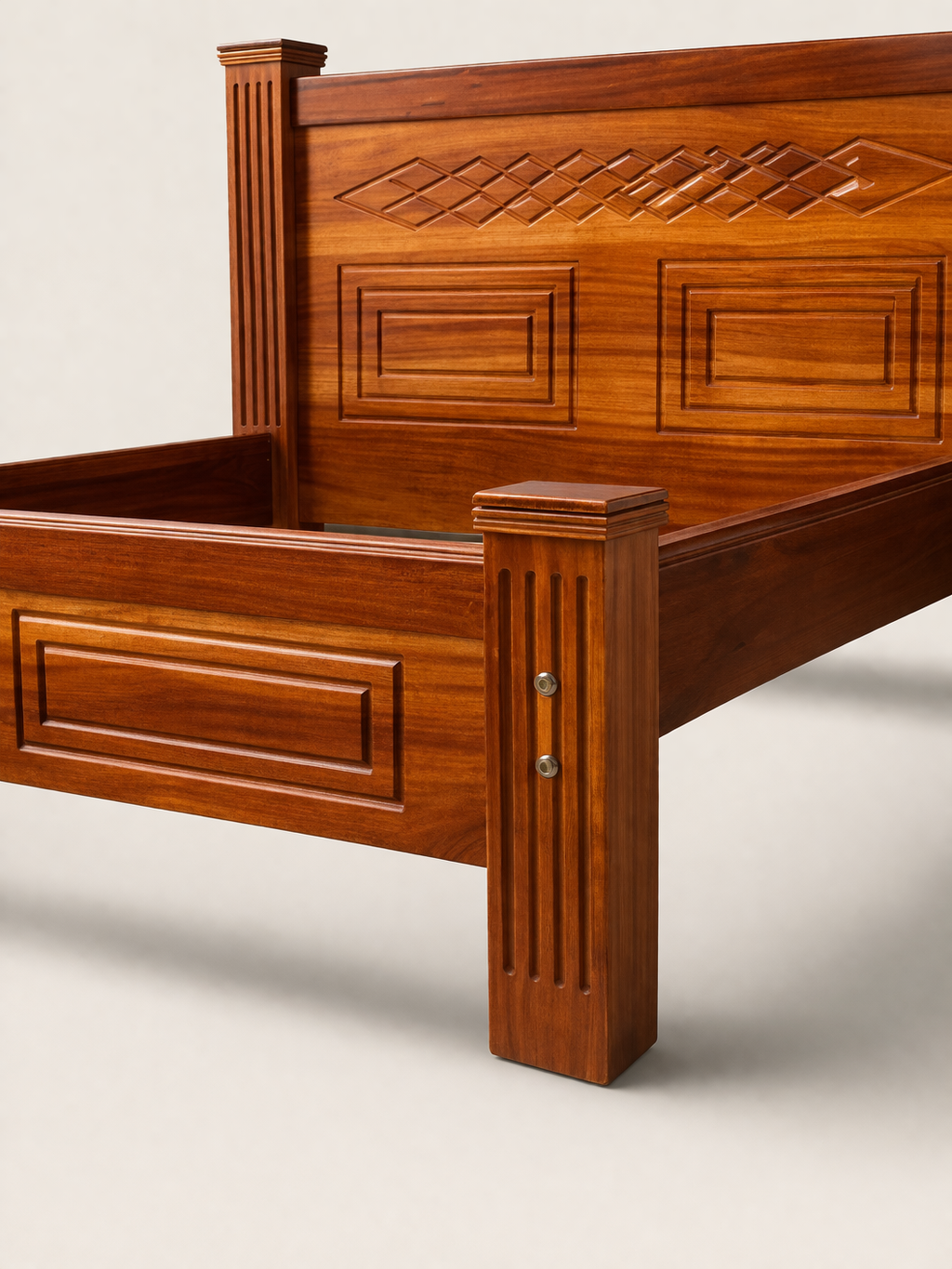 5by6 Bed — handcrafted African furniture by Humble furniture  in Kenya (view 3)