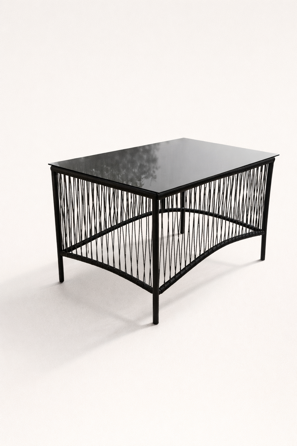 Sankara Black Steel, Thread & Thread Table — handcrafted African furniture by Zidanekisilu148 in Kenya