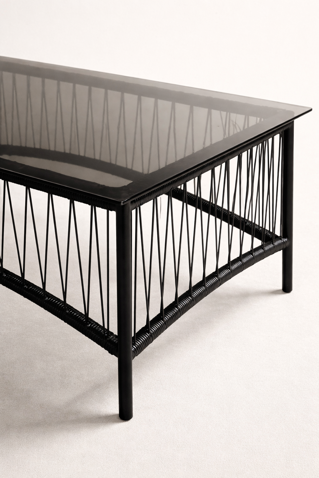 Sankara Black Steel, Thread & Thread Table — handcrafted African furniture by Zidanekisilu148 in Kenya (view 3)