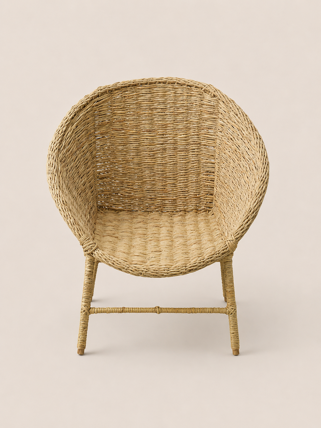 Fubá Sisal Accent Chair — handcrafted African furniture by Paruth  in Kenya