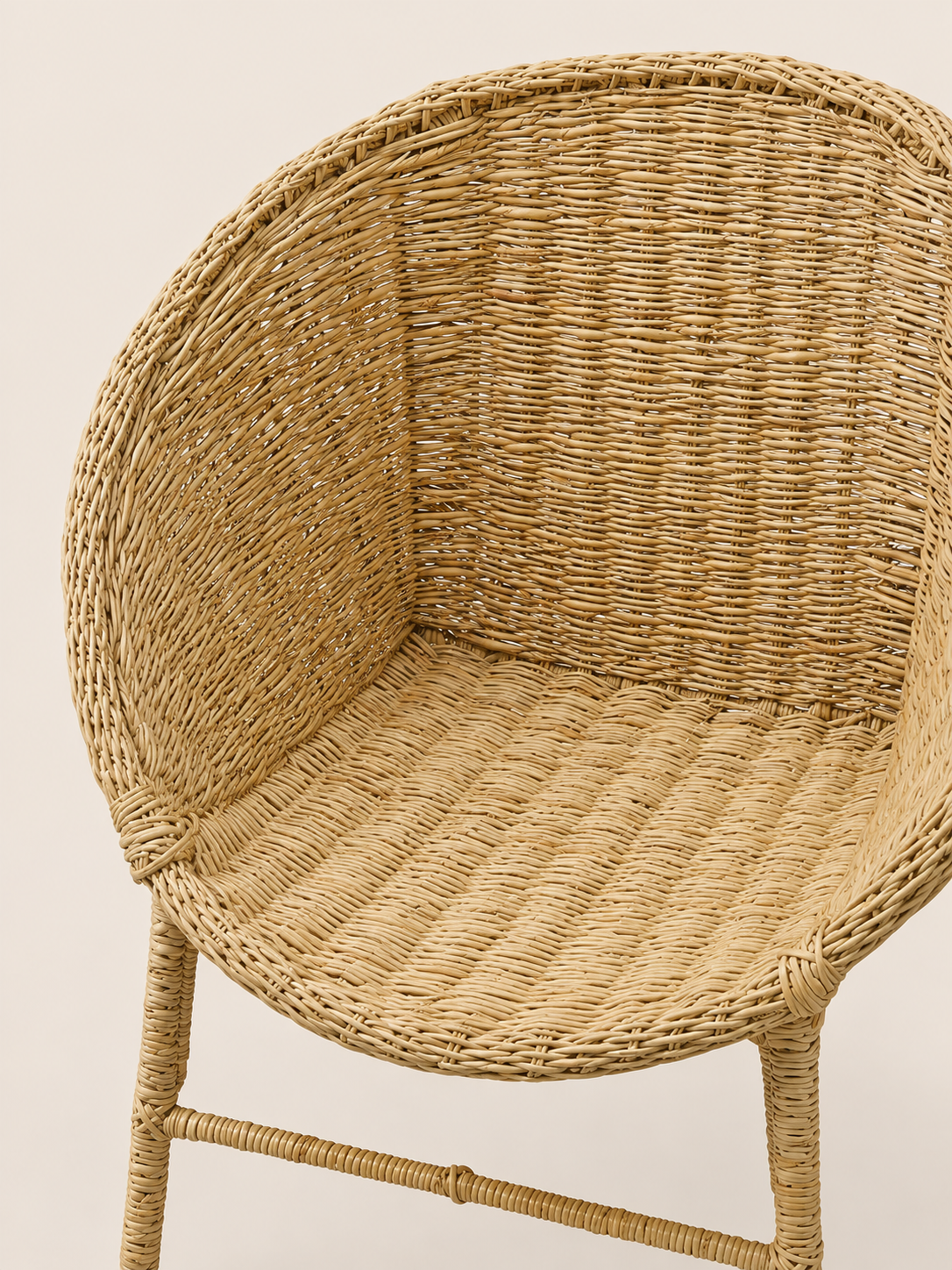 Fubá Sisal Accent Chair — handcrafted African furniture by Paruth  in Kenya (view 3)