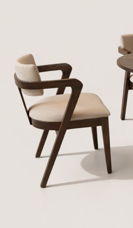 Hadhi Mahogany Dining Table — handcrafted African furniture by Classic Furniture in Kenya (view 2)