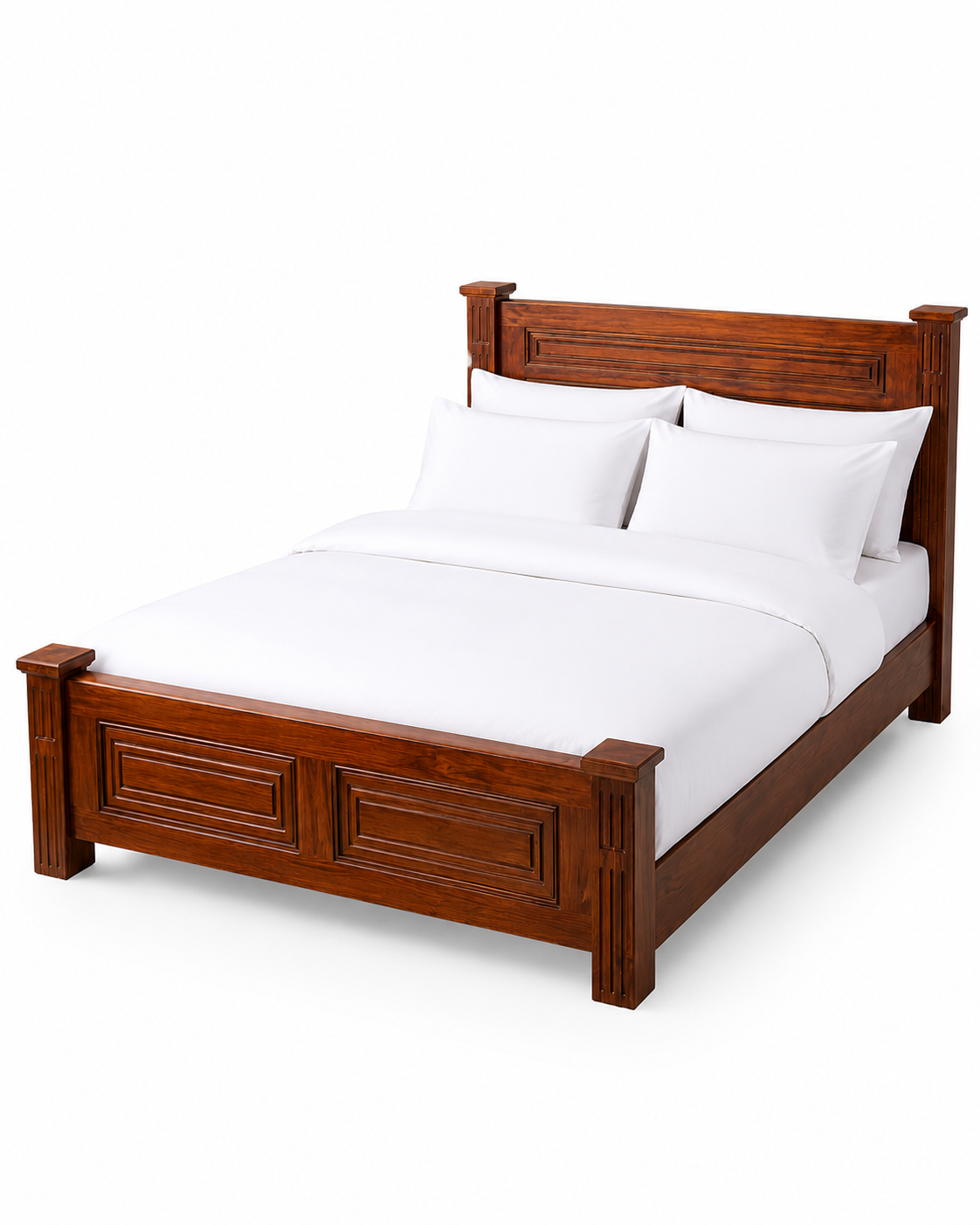 6 by 6Jabali Heritage Bed — handcrafted African furniture by Tenis furniture palace in Kenya
