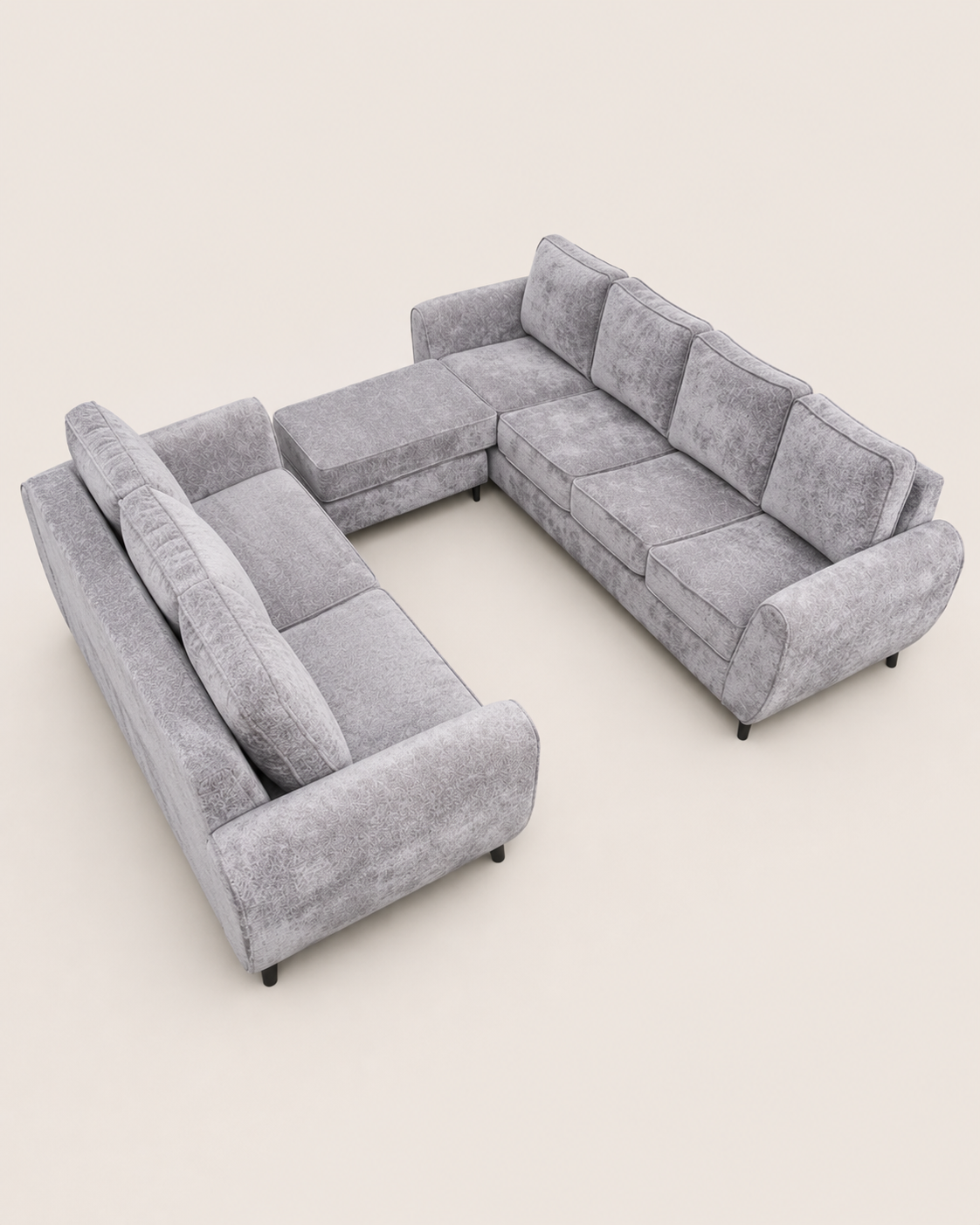 Azulmi Sectional Sofa — handcrafted African furniture by VINCO TENTS $ SOFAS in Kenya (view 3)