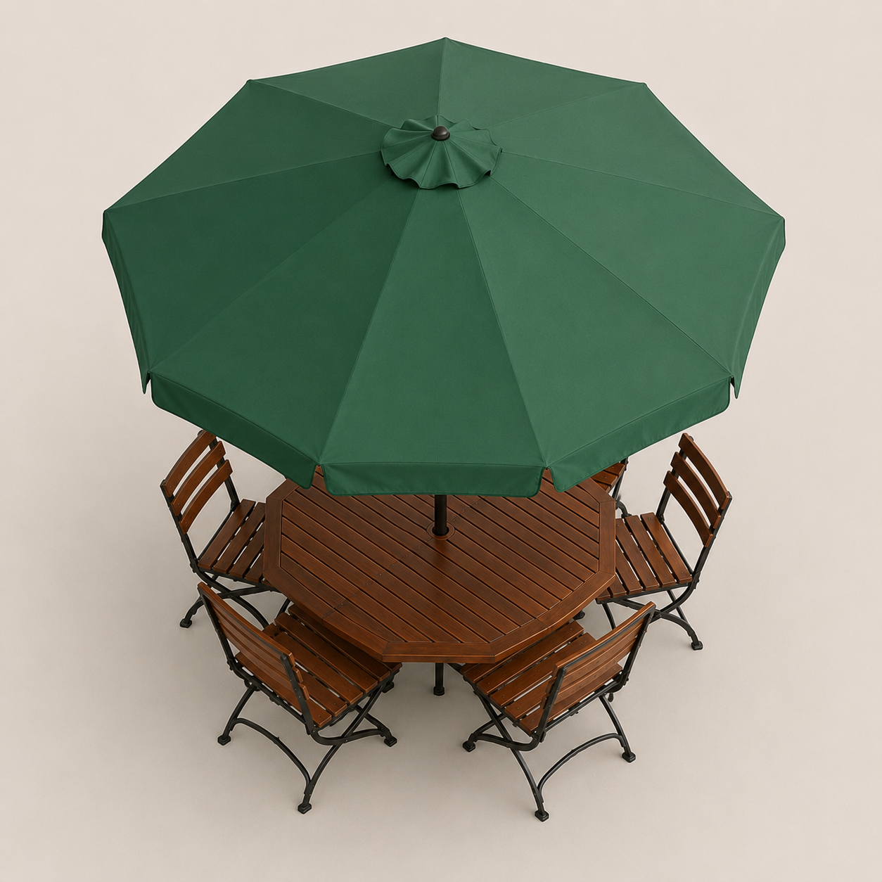 Busara Al Fresco Dining Set — handcrafted African outdoor by Kaimosi metals in Kenya (view 2)