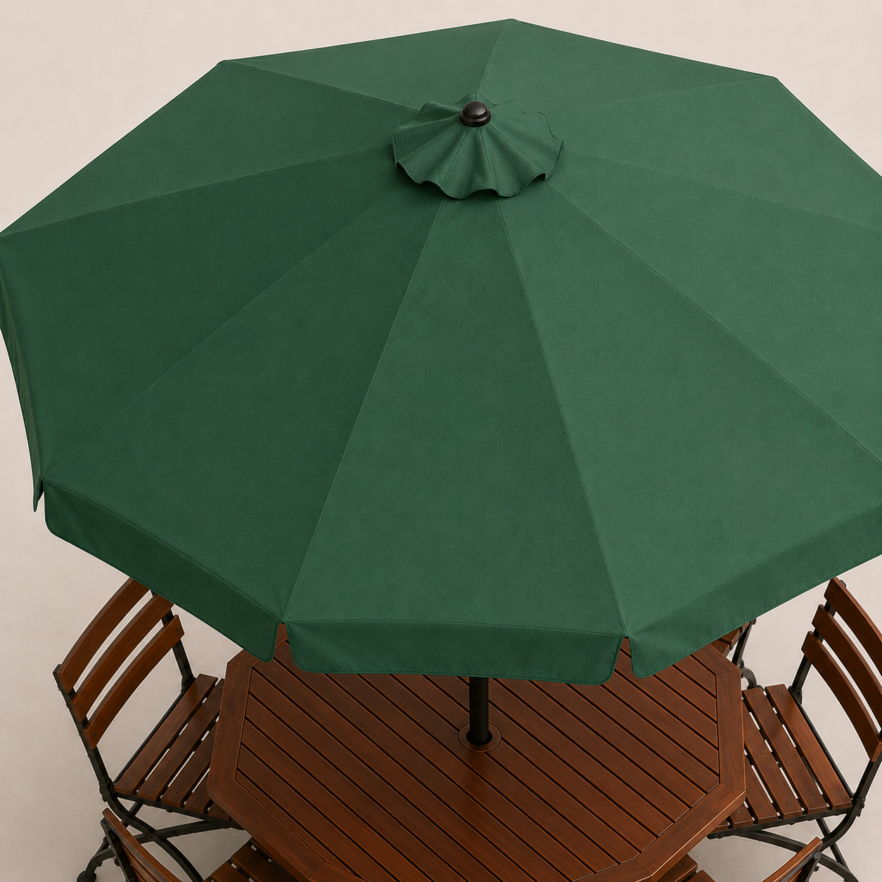 Busara Al Fresco Dining Set — handcrafted African outdoor by Kaimosi metals in Kenya (view 3)