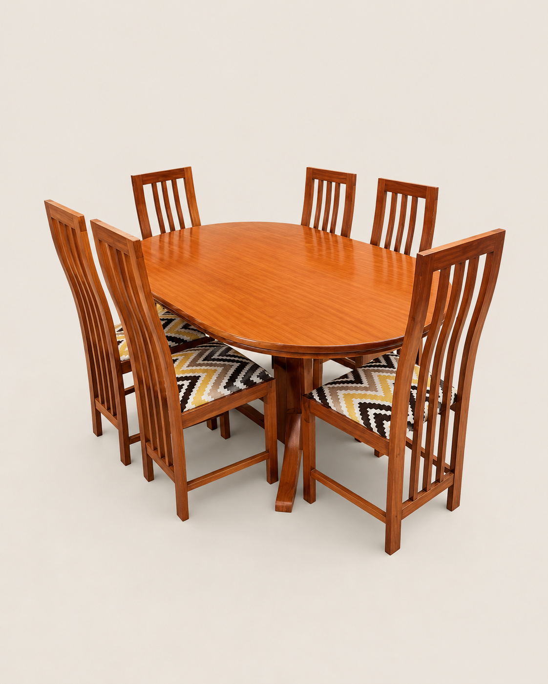 Fedora Dining Set — handcrafted African furniture by Click  in Kenya