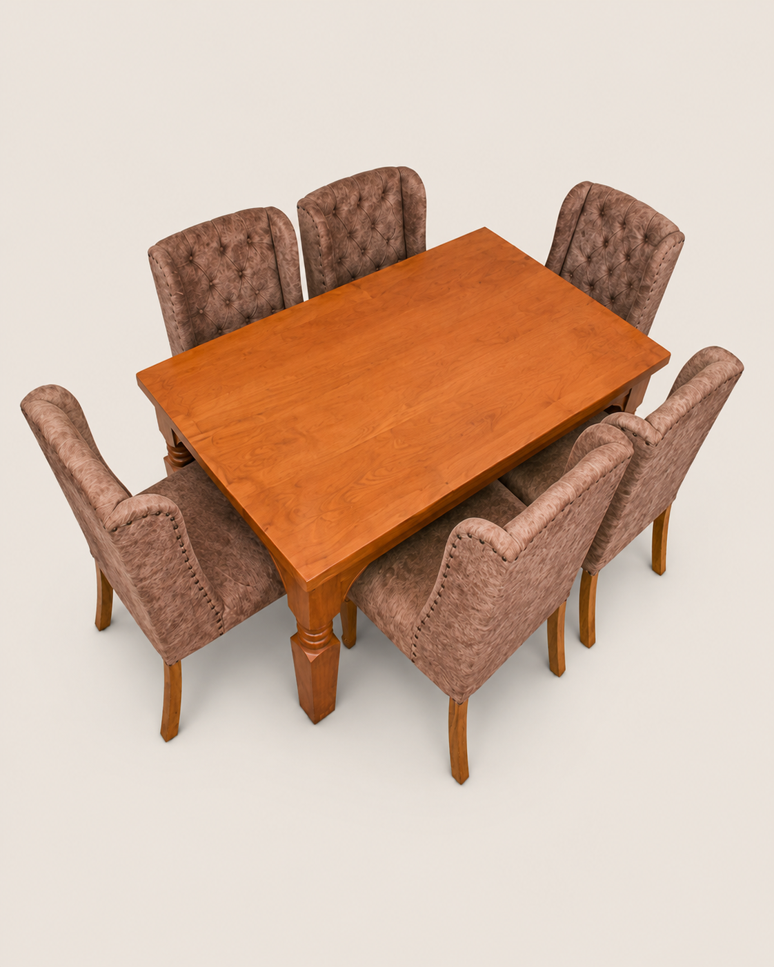 Zuwena Dining Table Set — handcrafted African furniture by mzazi furniture in Kenya (view 2)