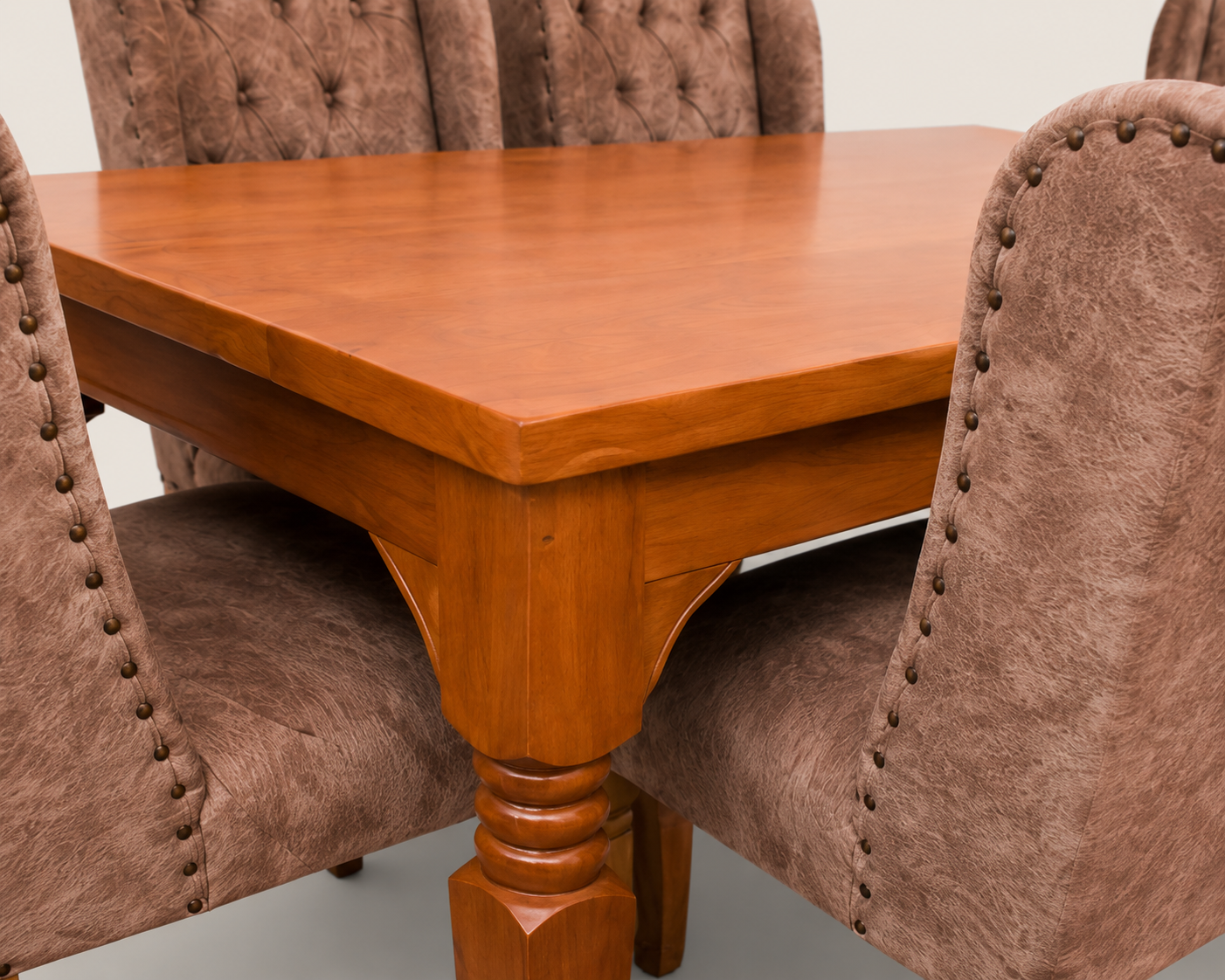 Zuwena Dining Table Set — handcrafted African furniture by mzazi furniture in Kenya (view 3)