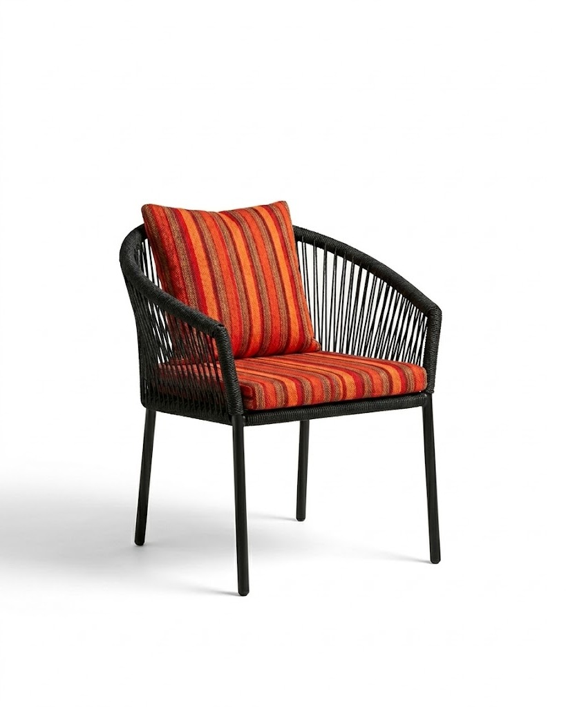 Balcony seat Kiboko Weave — handcrafted African outdoor by Miche Miche in Kenya