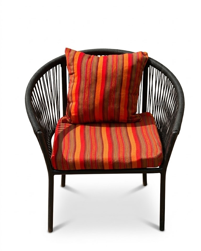 Balcony seat Kiboko Weave — handcrafted African outdoor by Miche Miche in Kenya (view 2)