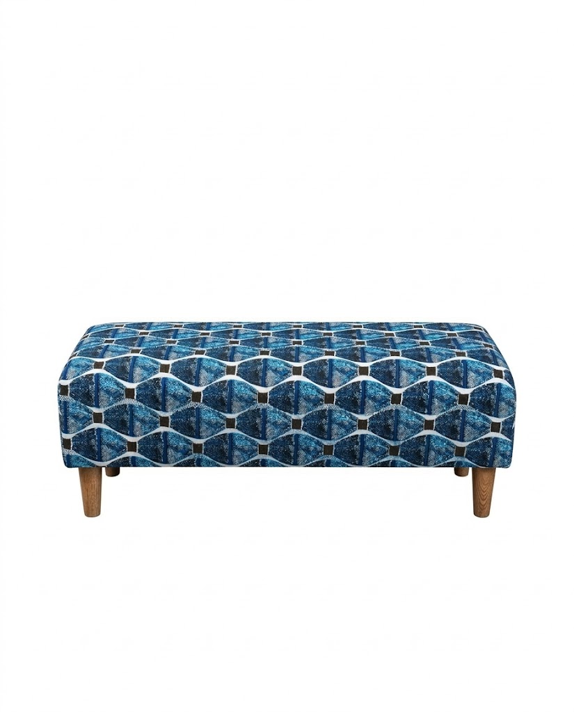 Jua Poof Bench — handcrafted African furniture by Cobs Furniture and metal works in Kenya