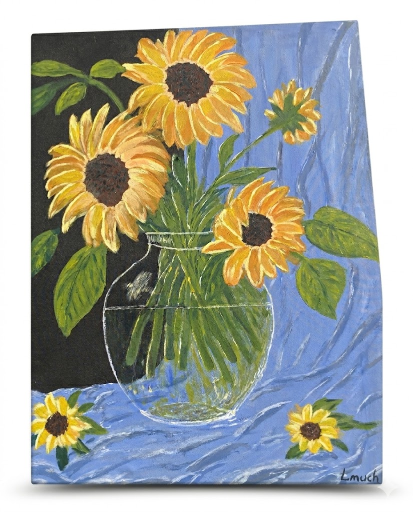 Busara 2 Piece Flower Series (Paint) — handcrafted African furniture by FashonistarGallery in Kenya (view 3)