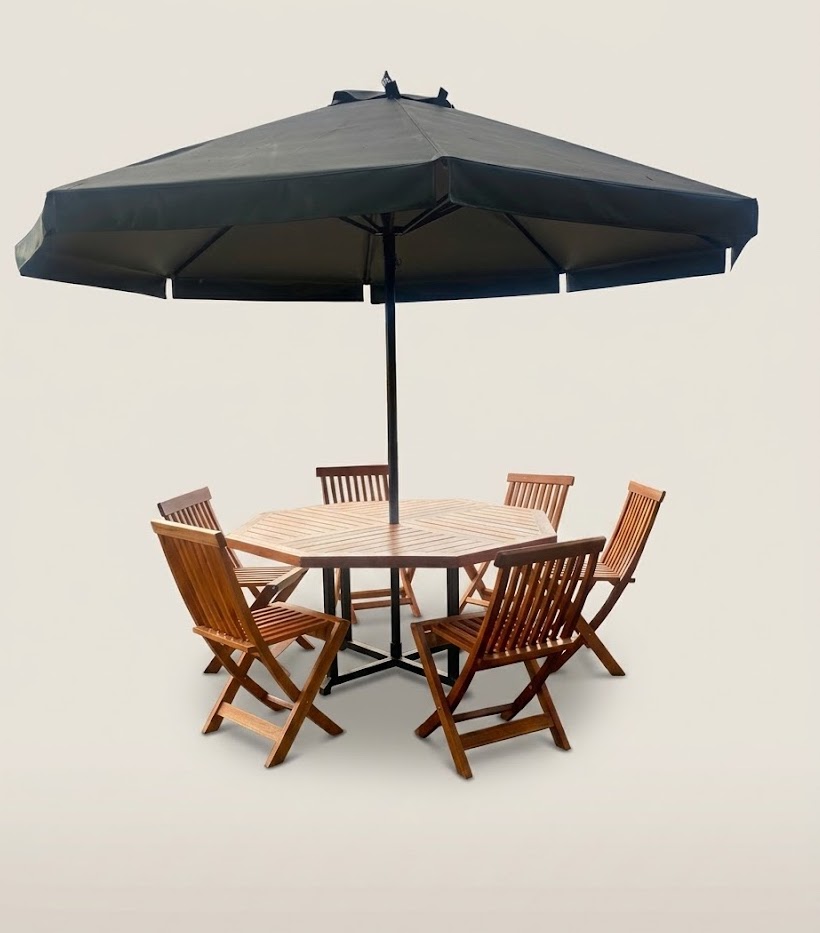 Davu Outdoor Dining Set — handcrafted African outdoor by Rehema furniture  in Kenya (view 2)