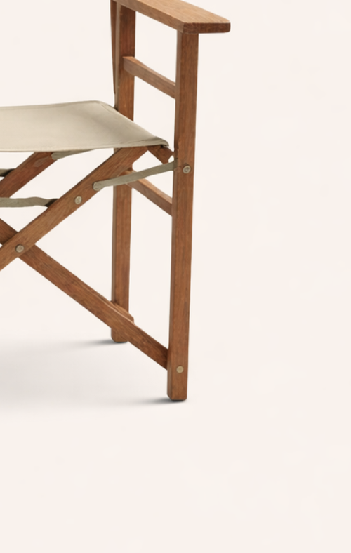 Jua Folding Safari Camping Chair — handcrafted African outdoor by Promising furniture world  in Kenya (view 3)