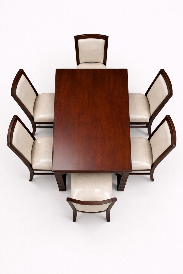 Umlingo Cyprus Dining Set — handcrafted African furniture by Mwangaza Furniture  in Kenya (view 2)