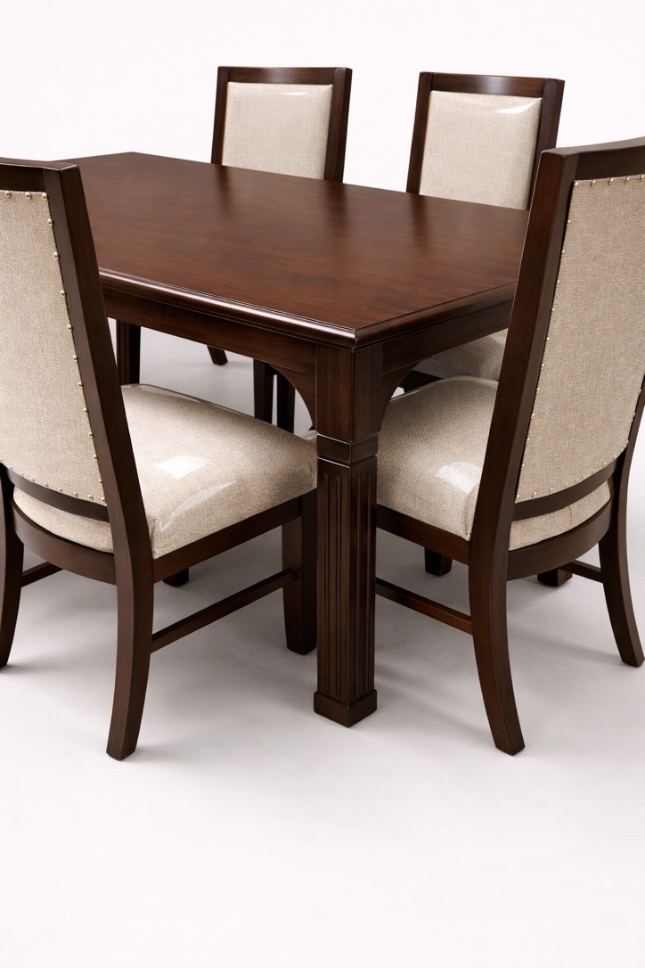 Umlingo Cyprus Dining Set — handcrafted African furniture by Mwangaza Furniture  in Kenya (view 3)