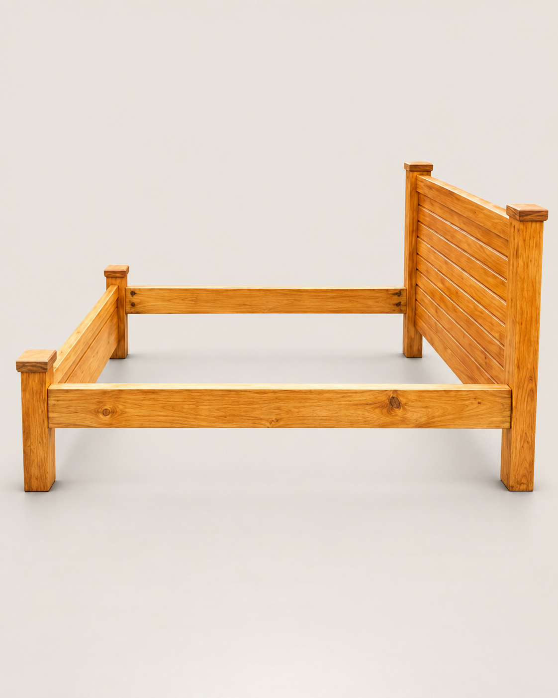 4 by 6 Maranatha Bed Frame — handcrafted African furniture by Mwenge furniture  in Kenya (view 4)