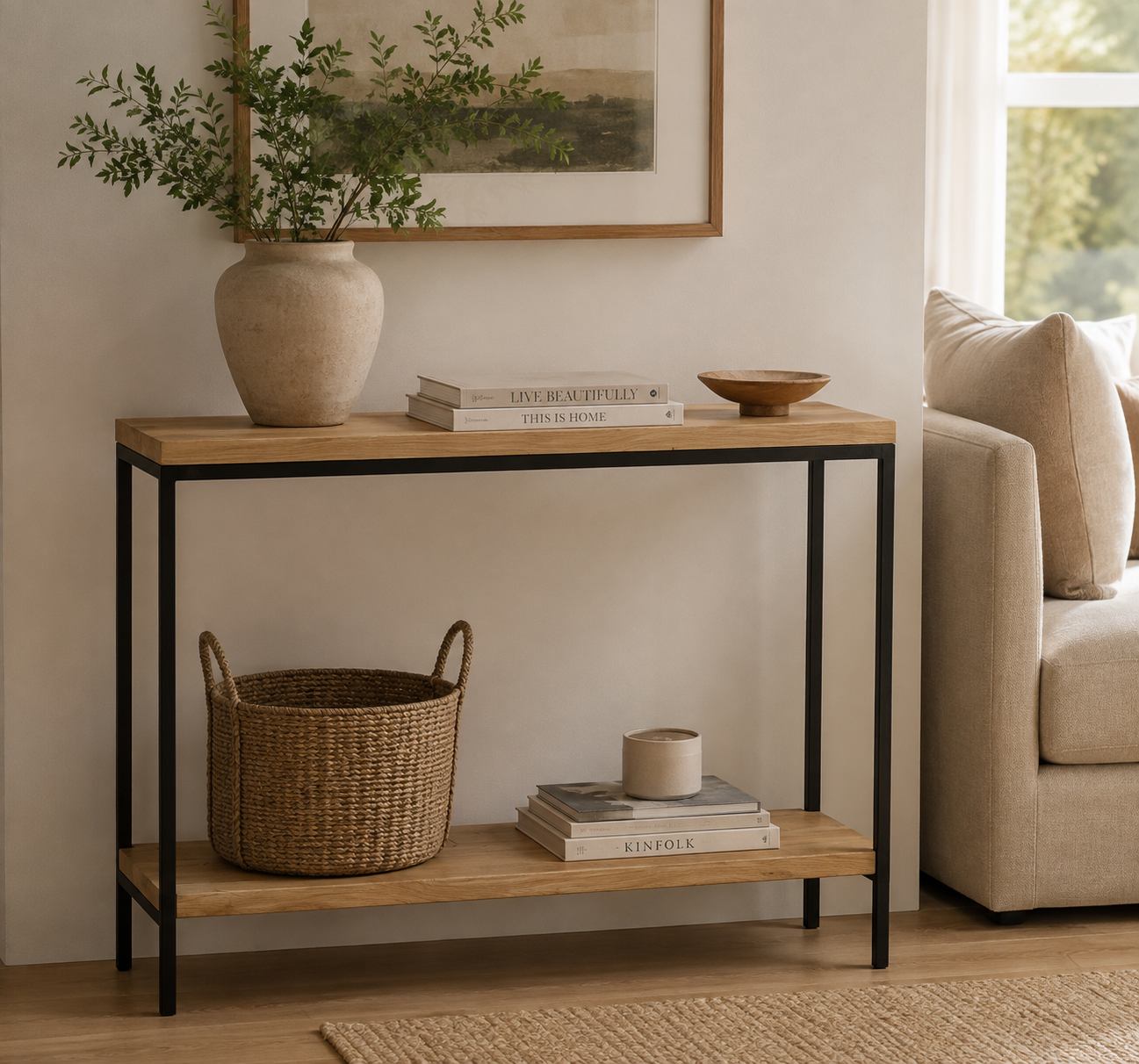 Fdidia Console Table — handcrafted African furniture by Neim furniture  in Kenya