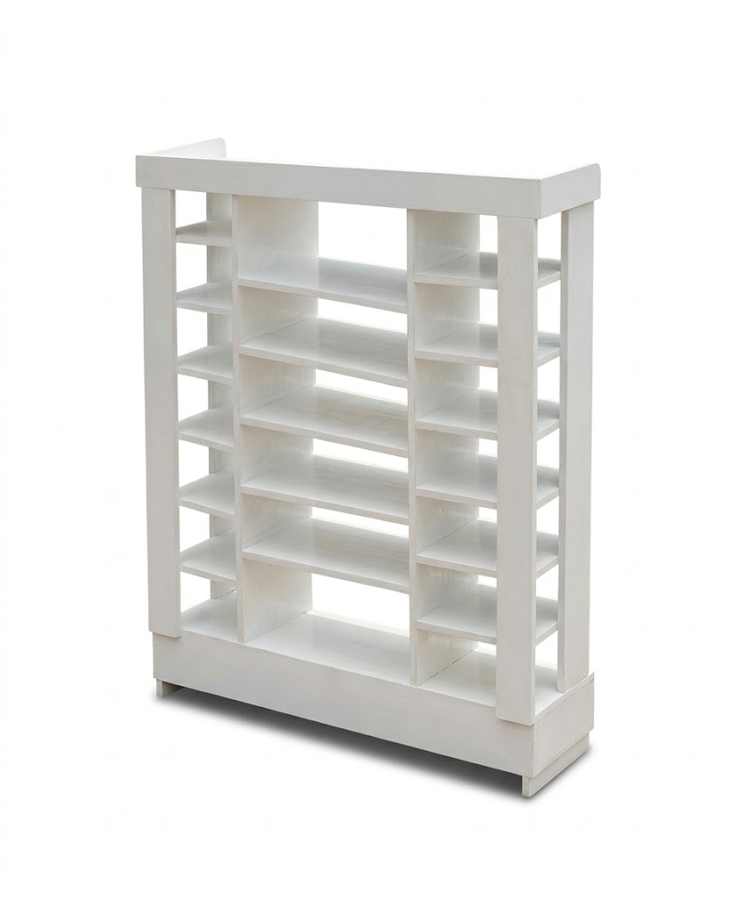 Zingira Multi-purpose Bookshelf — handcrafted African furniture by Bonny furnitures  in Kenya (view 2)