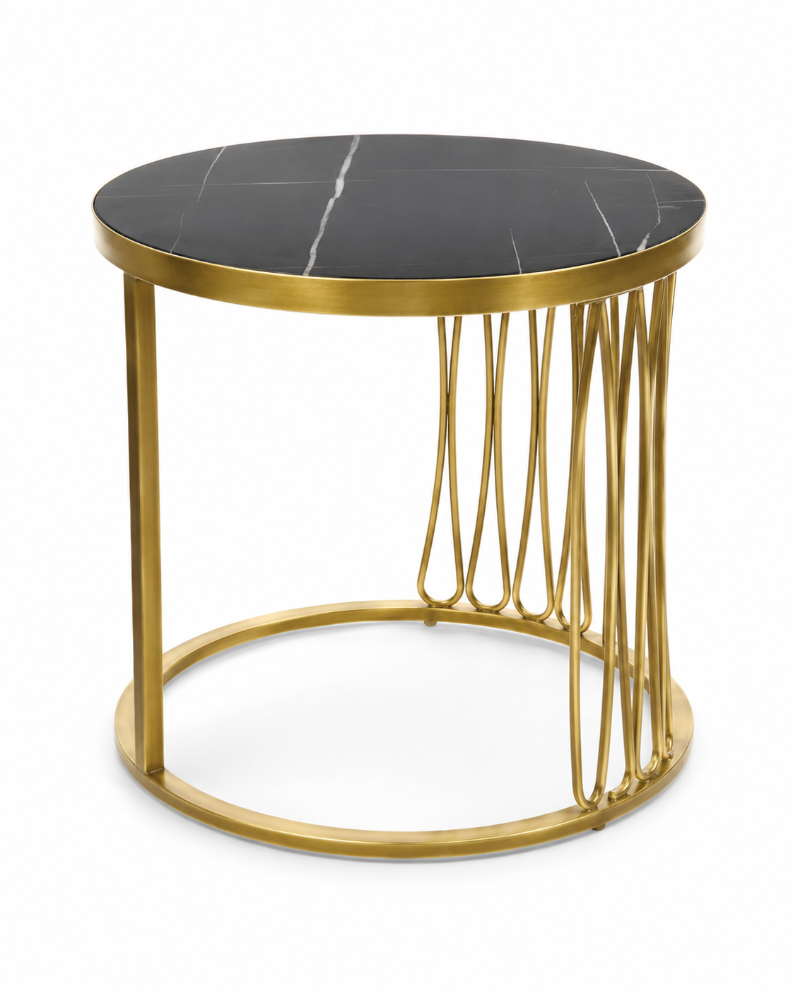 Msala Marble Side Table — handcrafted African furniture by best furniture in Kenya