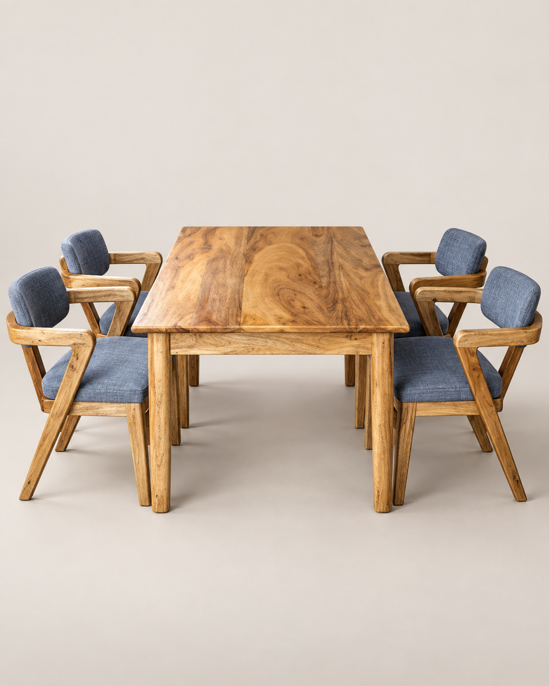 Ofune Mahogany Dining Table — handcrafted African furniture by Philo Furniture centre  in Kenya (view 2)