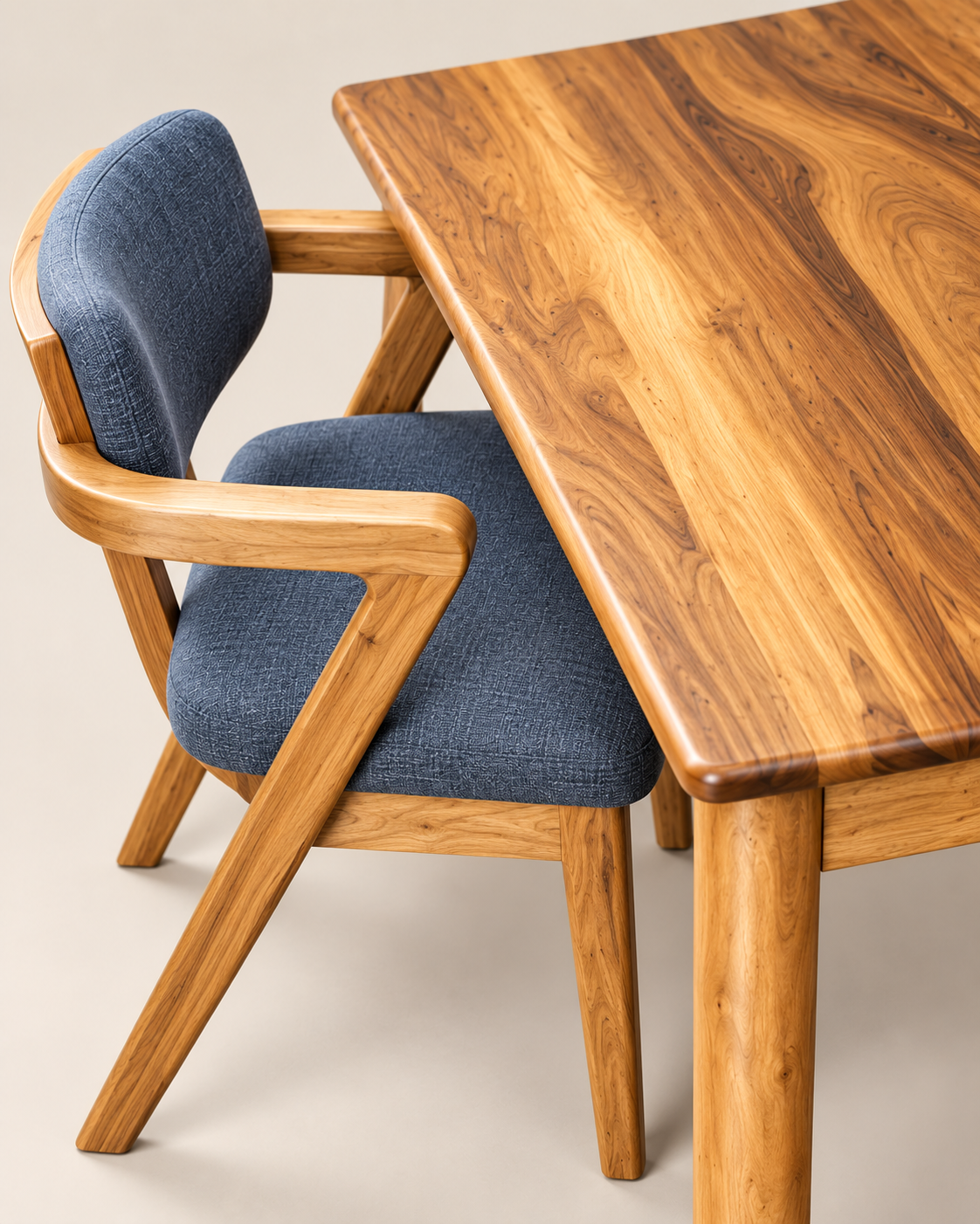 Ofune Mahogany Dining Table — handcrafted African furniture by Philo Furniture centre  in Kenya (view 4)