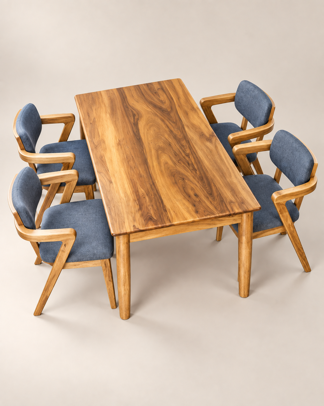 Ofune Mahogany Dining Table — handcrafted African furniture by Philo Furniture centre  in Kenya (view 3)
