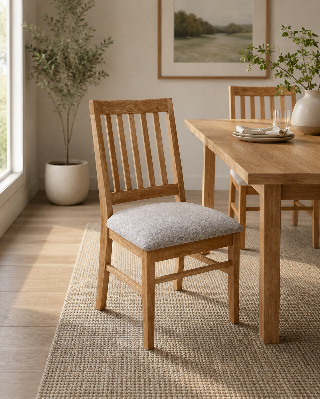 Ofumbe Dining Chair — handcrafted African furniture by Jipange wood and metal works  in Kenya
