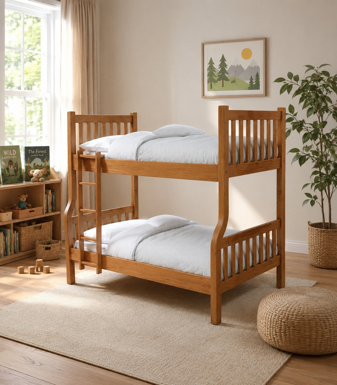 4 by 6 Usiku Bunk — handcrafted African furniture by Click  in Kenya