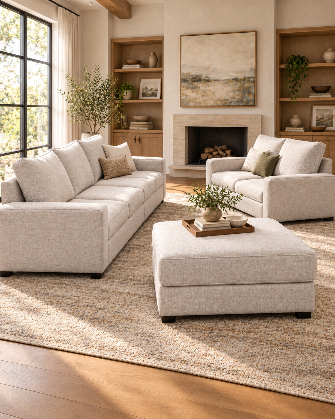 Funzi Modular Sectional — handcrafted African furniture by Moseso furniture  in Kenya