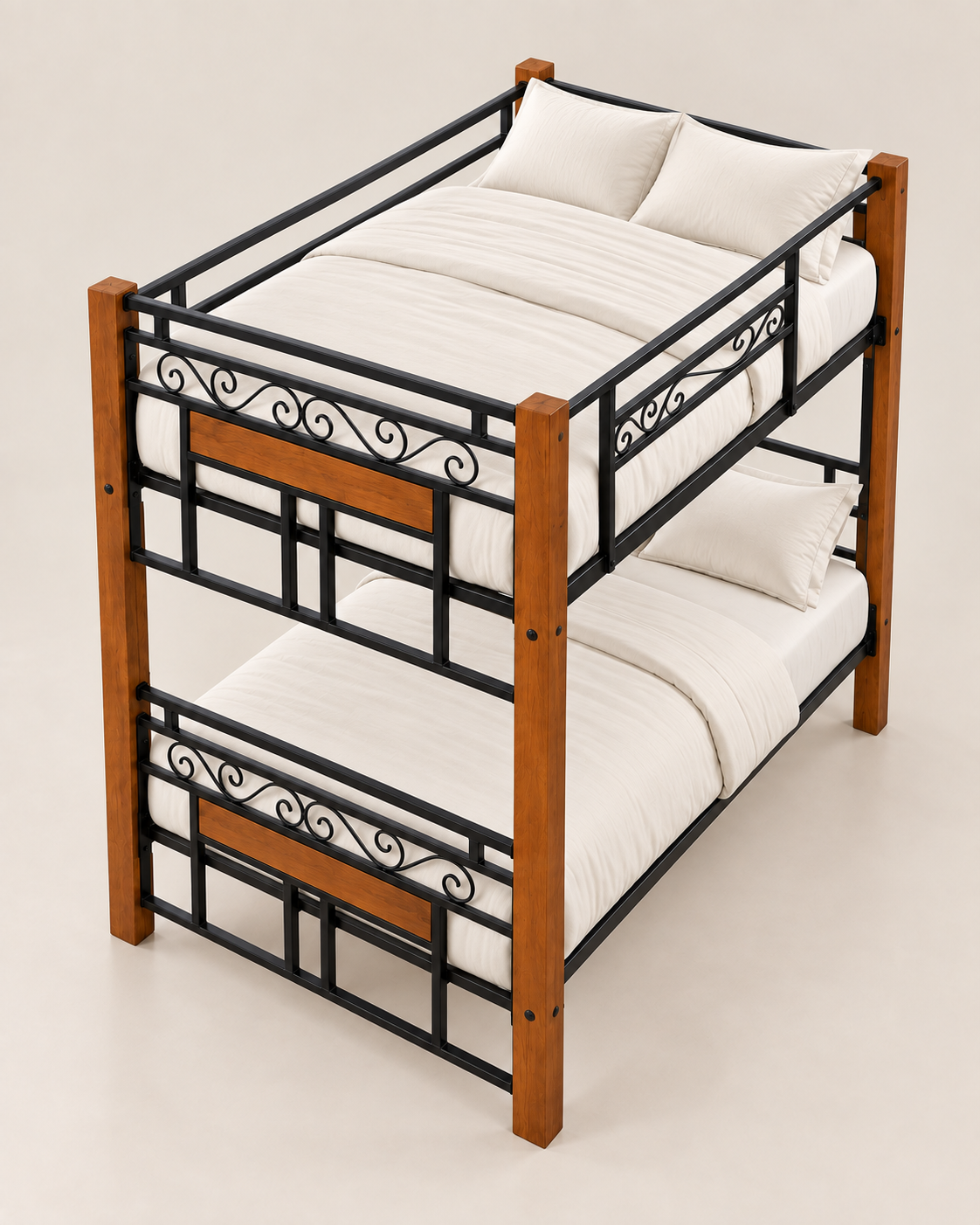 Sidi Bunk Bed — handcrafted African furniture by Kaimosi metals in Kenya