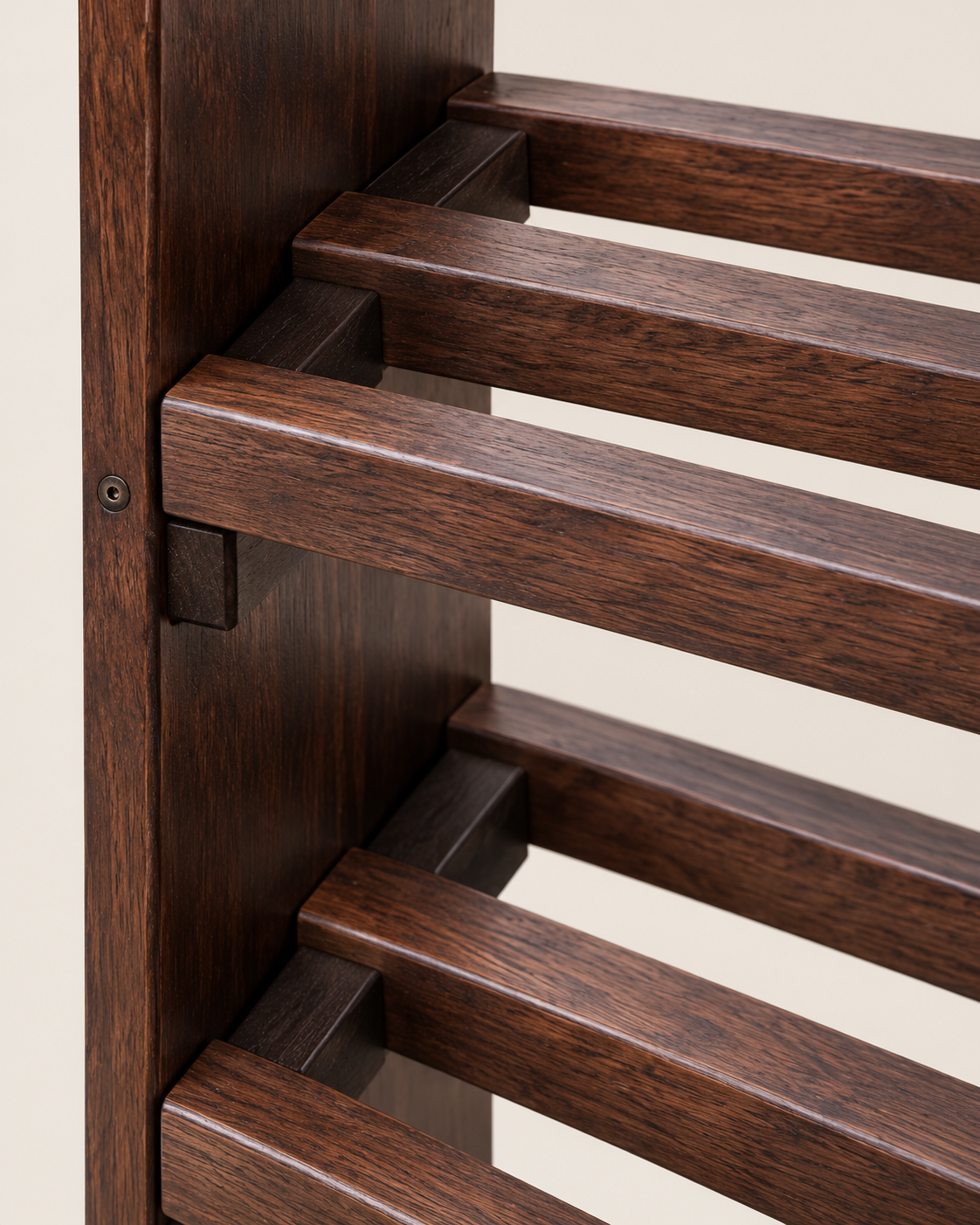 Cheborge Shoe Rack — handcrafted African furniture by Modernbuild  in Kenya (view 4)