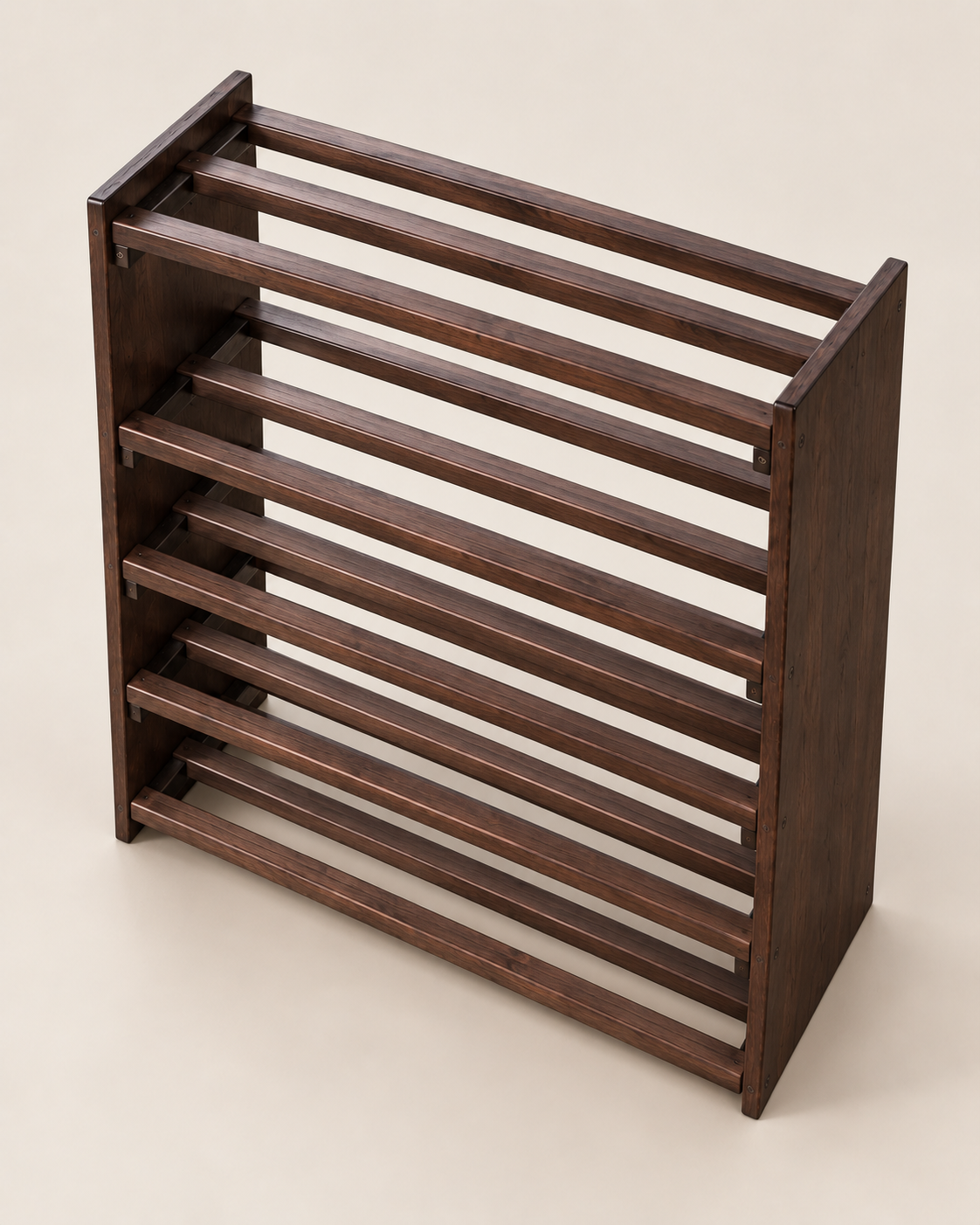 Cheborge Shoe Rack — handcrafted African furniture by Modernbuild  in Kenya (view 3)