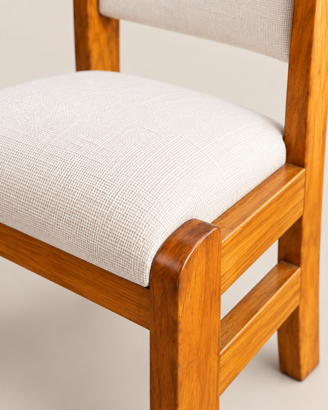 Zuri Wooden Dining Chair — handcrafted African furniture by Andmorecode in Kenya (view 3)