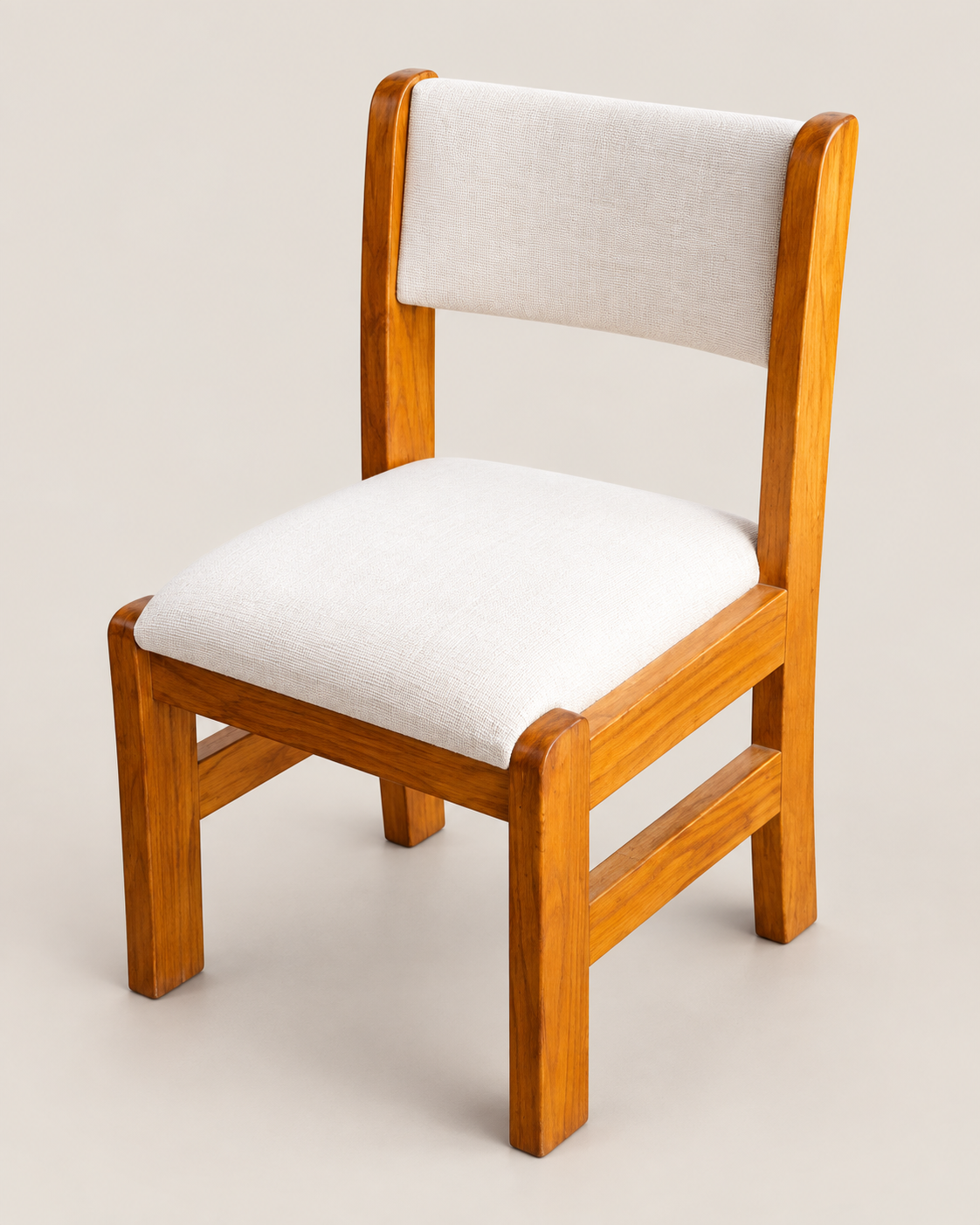 Zuri Wooden Dining Chair — handcrafted African furniture by Andmorecode in Kenya