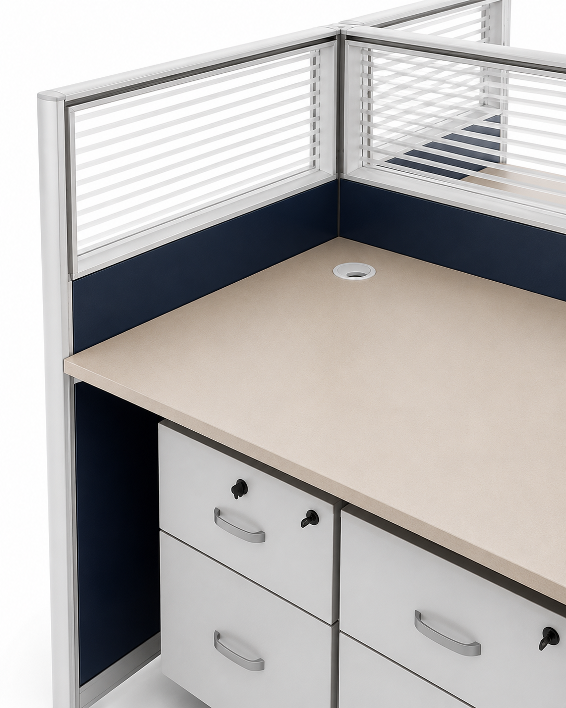 Athi Dual Workstation Desk — handcrafted African furniture by Archyz office furniture  in Kenya (view 3)