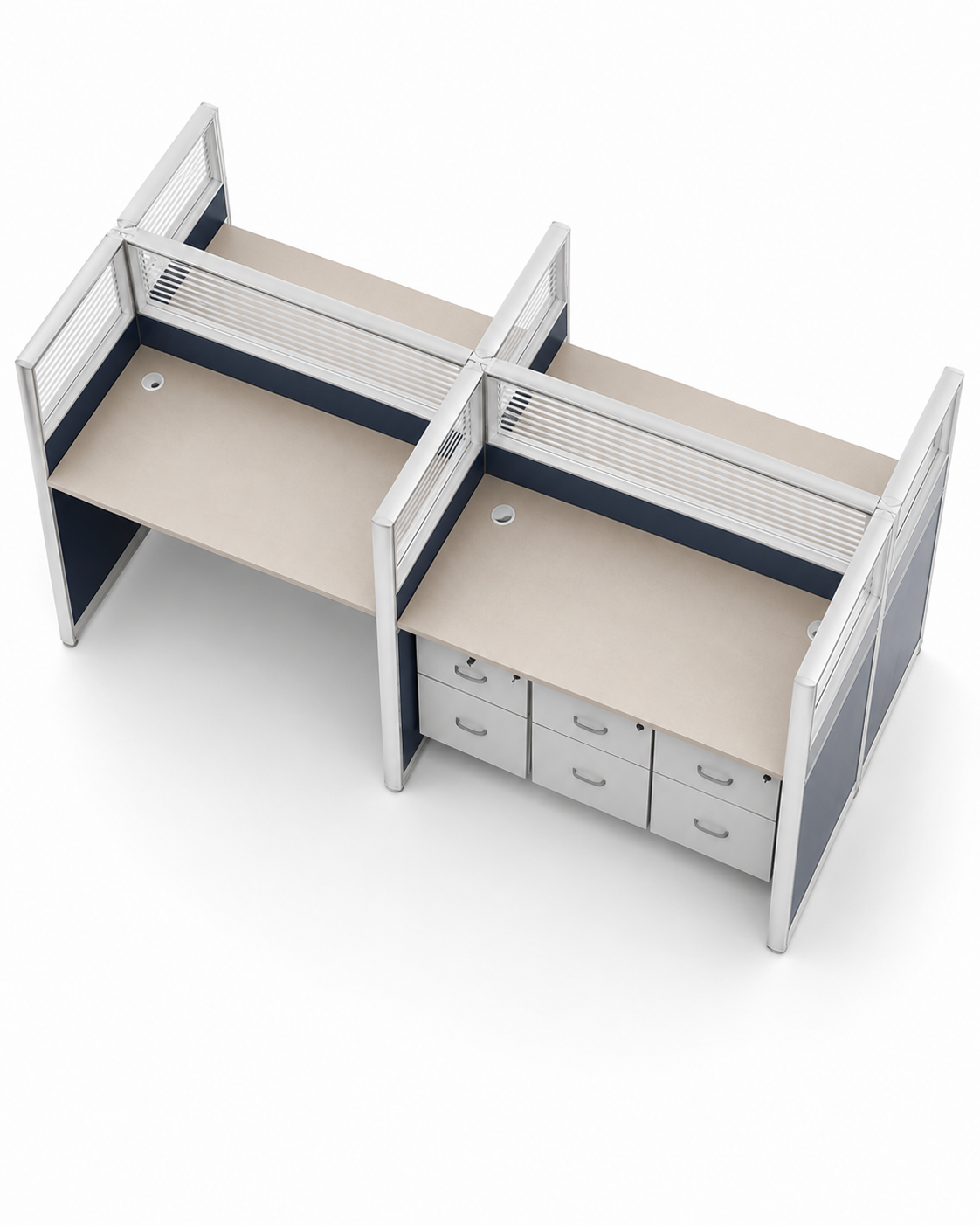 Athi Dual Workstation Desk — handcrafted African furniture by Archyz office furniture  in Kenya (view 2)