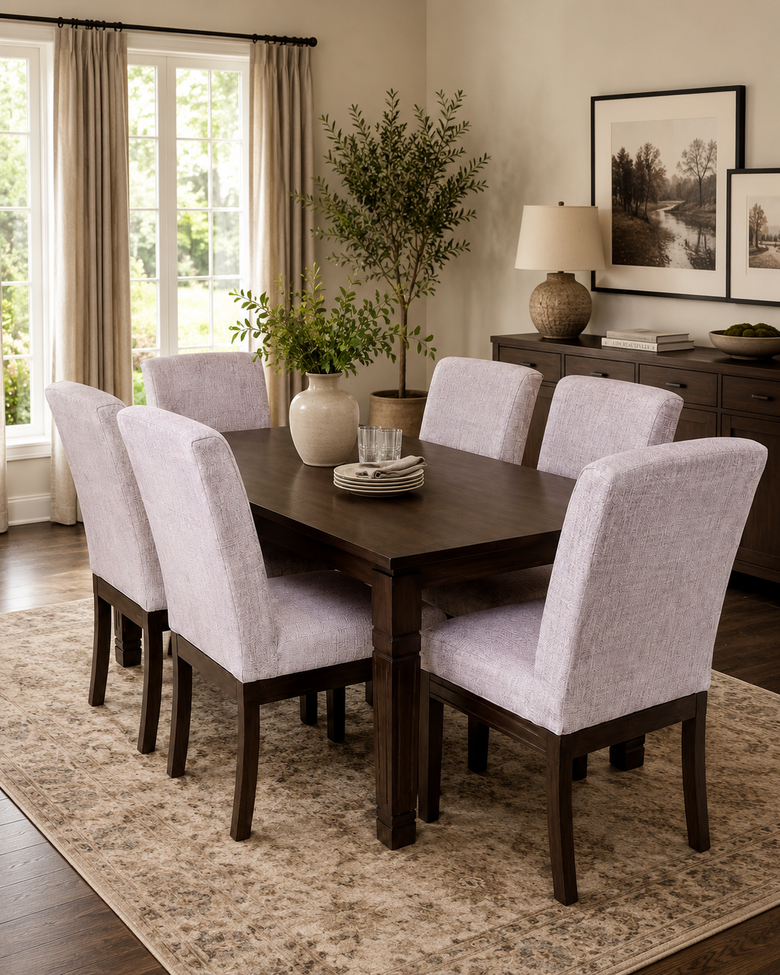 Thirteenia Dining Set — handcrafted African furniture by Click  in Kenya