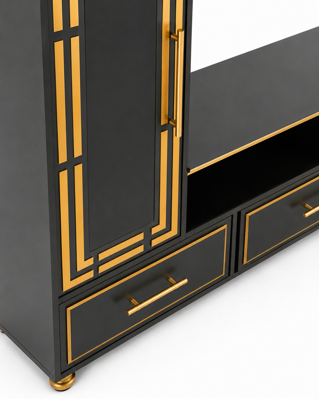 Chogoria Tower Media Console Ebonwane Edition — handcrafted African furniture by best furniture in Kenya (view 4)