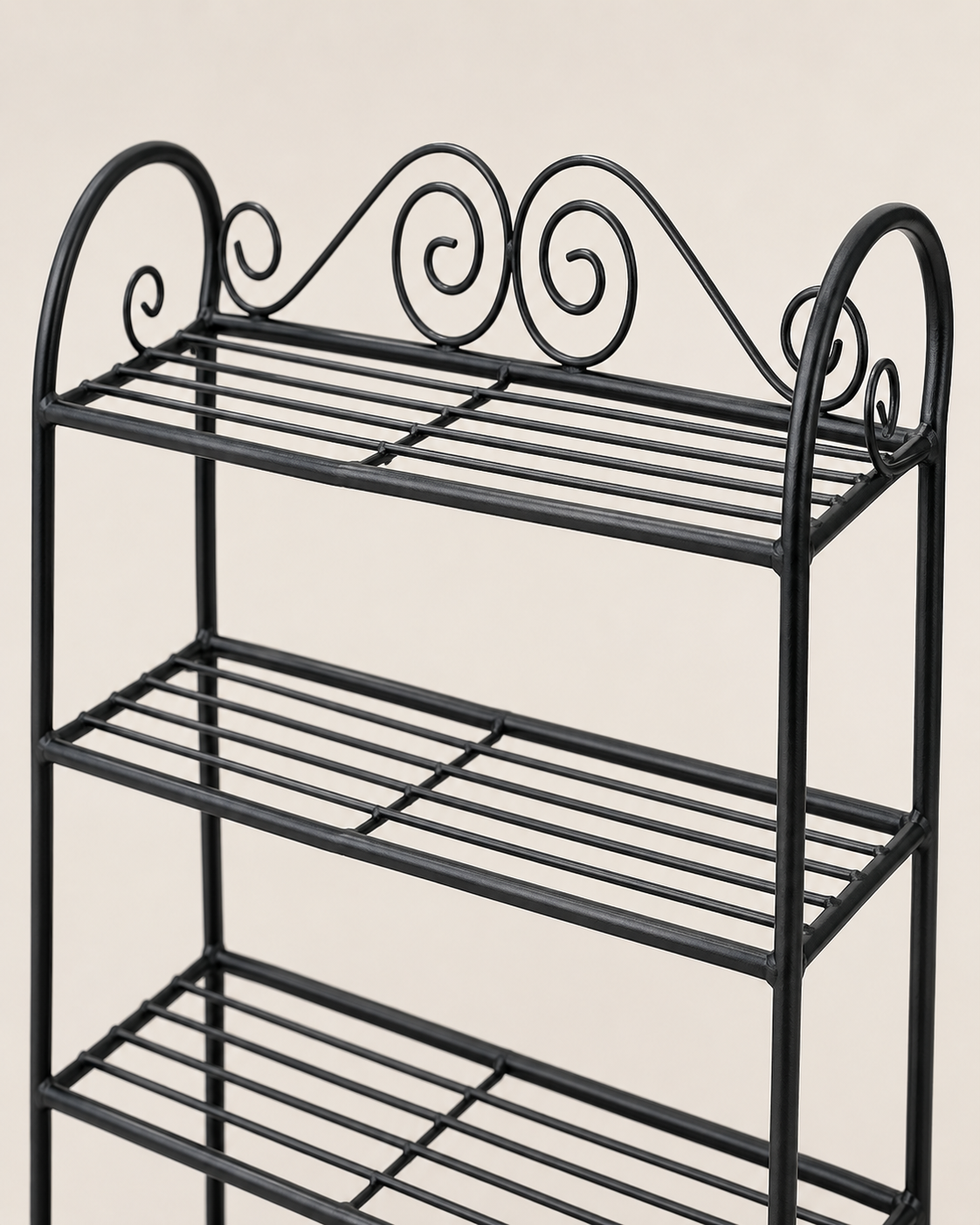Eben Shoe Rack: Kizingo Hand-Forged Iron — handcrafted African furniture by Bambam enterprise  in Kenya (view 4)