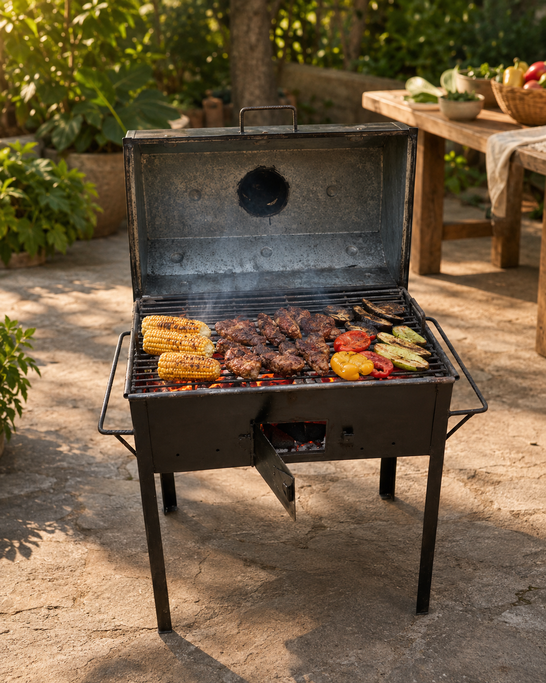 Dambisa Grill — handcrafted African outdoor by Bambam enterprise  in Kenya